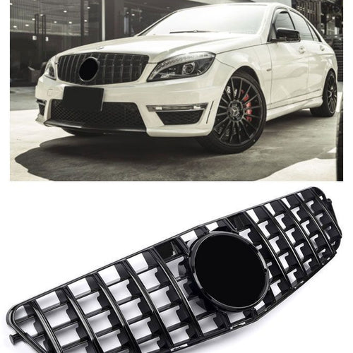 Griglia sportiva per Mercedes W204 nera PANAMERICANA AMG GT GT-R OPTIK