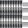 40 Connettori (20 Coppie) 30A Maschio Femmina Pannelli Solari Fotovoltaici - TOP