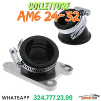 COLLETTORE ASPIRAZIONE AM6 MINARELLI, PIAGGIO 50 2T PWK PHBG PHBN PHBH PHVA VHSH