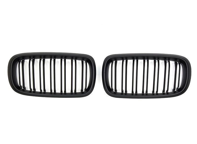 per BMW X5 X6 F15 F16 SPORT GRIGLIA RADIATORE DOPPIO PONTE NERO OPACO