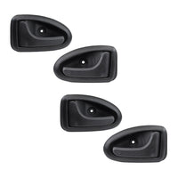 Set completo 4 Maniglie interne sx/dx ant. post. per Renault Megane 1 Clio 2