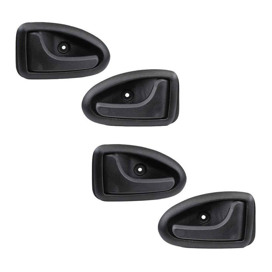 Set completo 4 Maniglie interne sx/dx ant. post. per Renault Megane 1 Clio 2