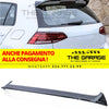 Spoiler Posteriore Sportivo per VW Golf 7 / 7.5 2013-2020 STANDARD, Nero Lucido