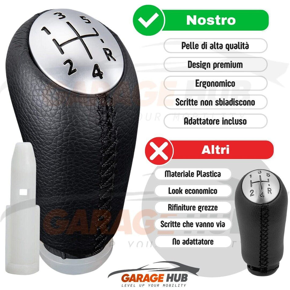 Pomello Cambio 5 Marce per Renault Clio 3 4 Megane Laguna Dacia Duster Sandero