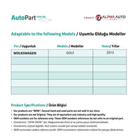 Kit Riparazione Parabrezza Anteriore Sinistro per VW Golf