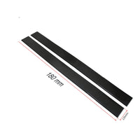 Sotto MINIGONNE NERO LUCIDO per AUDI A1, TT, GOLF 4 5 6 7, Peugeot 206 207