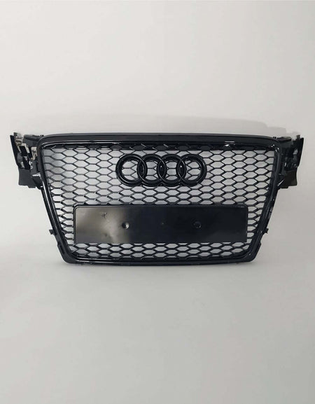 per AUDI A4 B8 8K 2007-2011 Griglia Anteriore RS4 Nero Lucido