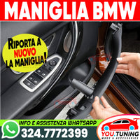 👍Maniglia Interna NERA ANTERIORE SINISTRA per BMW Serie 3 F30 F31 F34 M3 GT