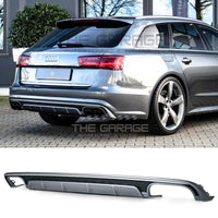 Diffusore Posteriore LOOK RS per -> AUDI A6 4G C7 (2015-2018) -> SOLO per SLINE
