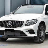 Griglia anteriore centrale per Mercedes GLC X253 C253 (2015-2018) GT R Panameric