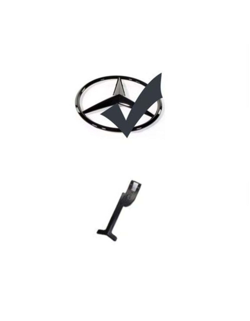 per Mercedes C W203 Griglia Radiatore Nero Nido d'ape LOOK AMG