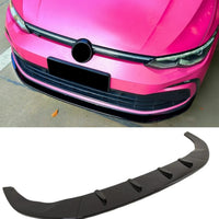 Lama Anteriore Tuning per VW GOLF 8, MK8 dal 2020 GTD, GTI, R LINE Nero Lucido