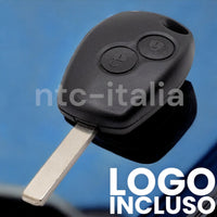 Guscio Scocca Chiave 2Tasti LAMA Piatta per Renault Clio 2 3 MODUS Twingo Kangoo