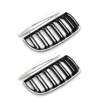 per Serie 3 E90 E91 05-08 Griglia Radiatore Nero Cromato