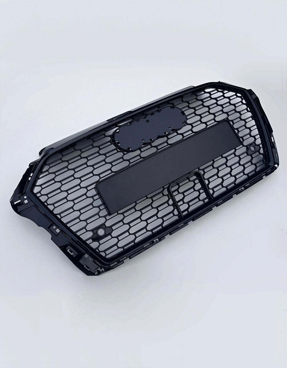 per AUDI A3 8V 2016-2020 Griglia Anteriore RS3 Look Nero Lucido