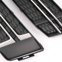 Paraurti Inferiore Griglia Coperture Griglie Laterali per Audi A4 B9 Berlina Ava