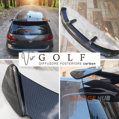 Spoiler Posteriore CARBON LOOK / VW GOLF 4 6 7 8 / GTI GTD R Vetroresina