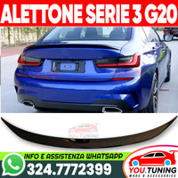 ALETTONE ALA SPOILER POSTERIORE BMW SERIE 3 G20 SPORTIVO M PACK Aletta