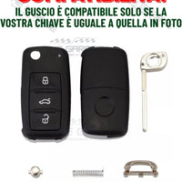 TELECOMANDO GUSCIO CHIAVE compatibile per VW GOLF 6, VI Polo 6R Passat B7 CC
