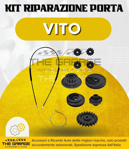 Kit Riparazione Porta Scorrevole Destra Laterale per Mercedes Viano Vito W639 – vista 3