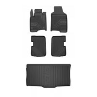Frogum TPE Tappetini+Portabagagli Set per Fiat Panda III dal 2011 TPE set di tap
