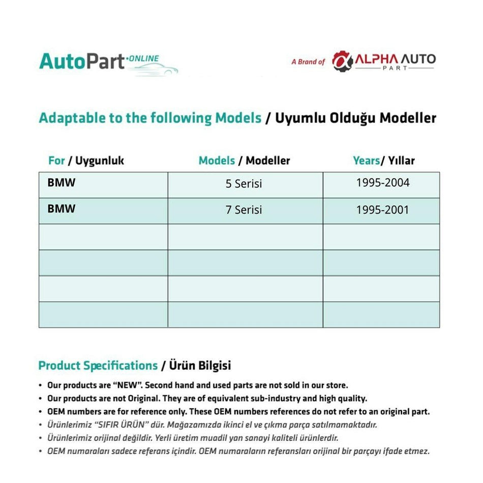 Kit Riparazione Tetto Apribile - Feltro per BMW Serie 5 E39