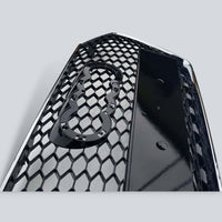 per AUDI A4 B9 2015-2019 Griglia Radiatore RS4 Look Nero Cromato