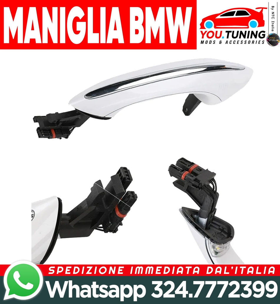 MANIGLIA PORTIERA ANTERIORE Lato Guida BMW Serie 5 6 7 GT F10 F11 F01 F02 F07.✅