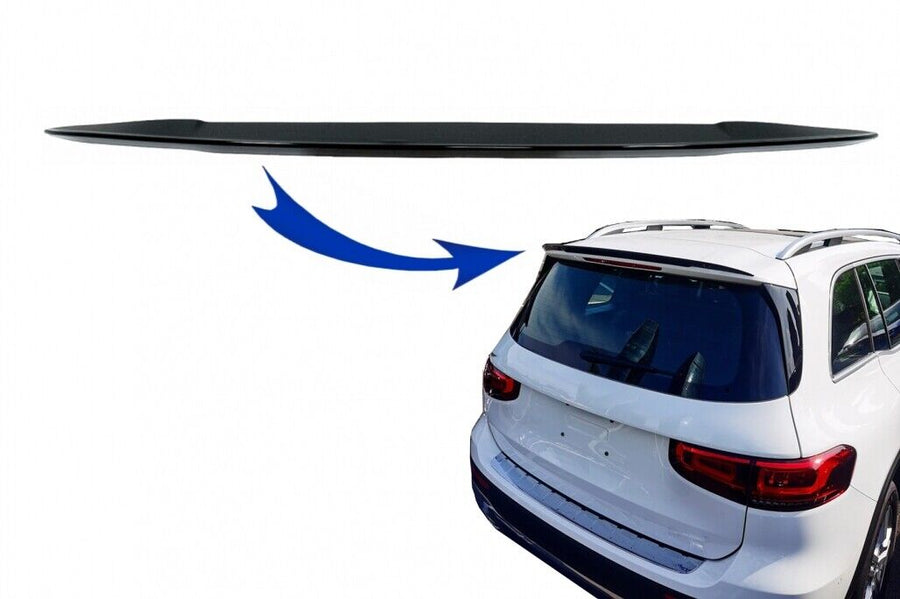 Spoiler sul coperchio del bagagliaio per Mercedes GLB X247 (2019-up) Piano Black