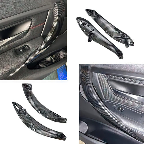 🔝SET COMPLETO 4x MANIGLIE IN CARBONIO BMW Serie 3 F30 F31 F34 F80 M3 GT