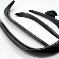 Splitter paraurti anteriore Pinne Flaps Aero per Mercedes Classe C W205 S205 C20