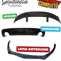 Bodykit Completo per Giulietta SPOILER + DIFFUSORE + LAMA / Stile Quadrifoglio
