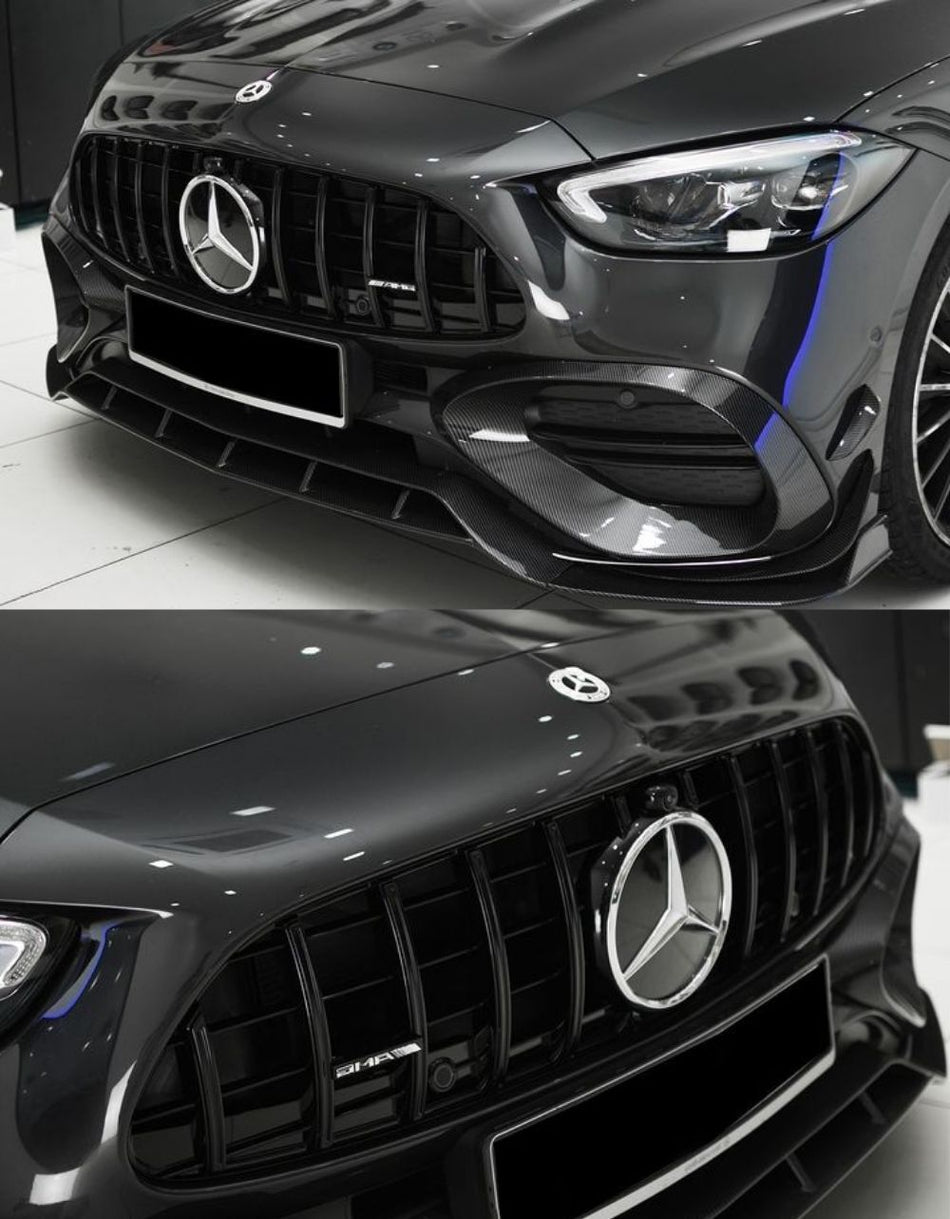 per Mercedes C W206 S206 AMG-Line Griglia Anteriore Panamericana GT