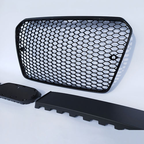 per AUDI A5 8T3 8F7 2011-2016 Griglia Anteriore RS5 Nero Lucido PDC