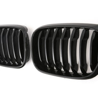per BMW X3 X4 G01 G02 GRIGLIA DEL RADIATORE NERO LUCIDO