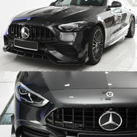 per Mercedes C W206 S206 AMG-Line Griglia Anteriore Panamericana GT