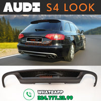 TRASFORMAZIONE da A4 STANDARD a ✨S-LINE -> DIFFUSORE per AUDI A4 B8 8K 2012-2015