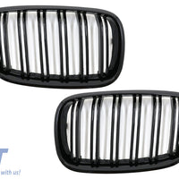 Griglie renali anteriori per BMW X5 E70 X6 E71 (2007-2014) Doppia striscia M Des