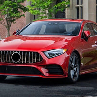 Griglia centrale per Mercedes Classe CLS C257 (2018-up) GTR Design Nero Cromato