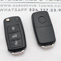 TELECOMANDO GUSCIO CHIAVE compatibile per VW GOLF 6, VI Polo 6R Passat B7 CC