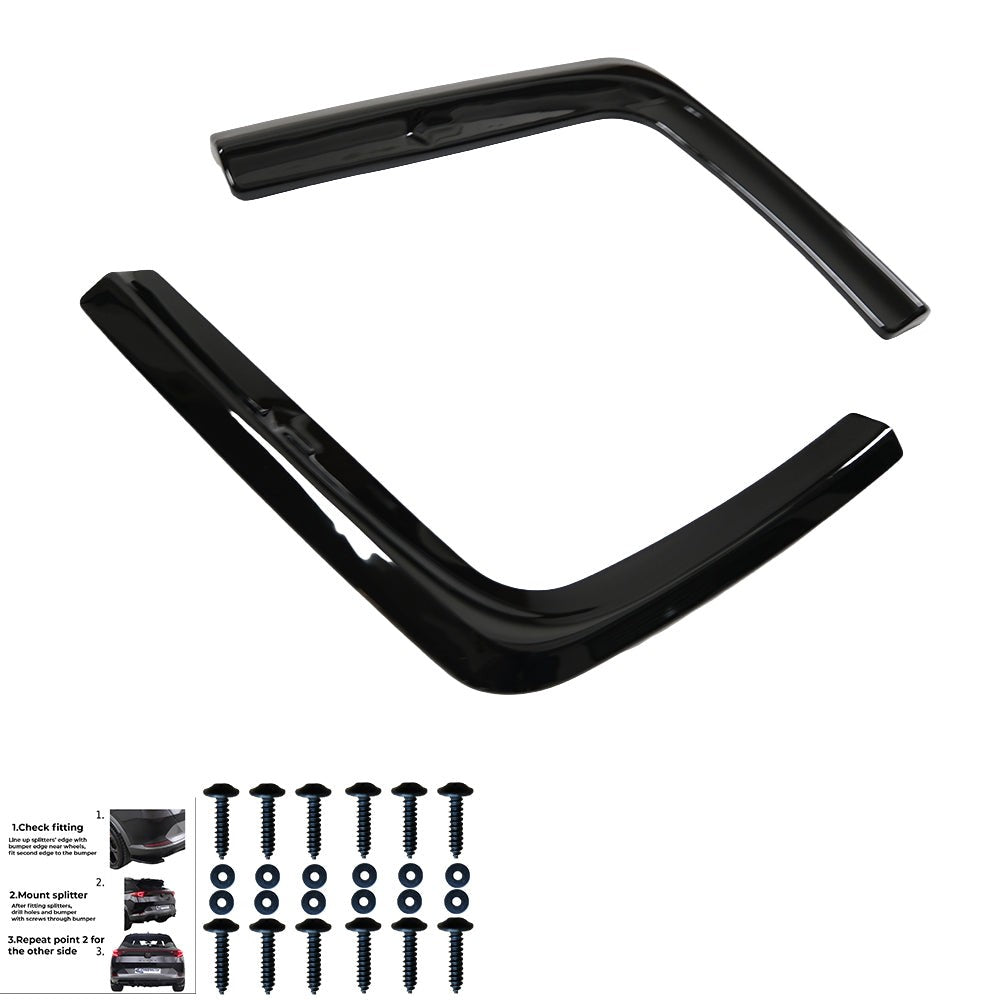 Spoiler laterali posteriori compatibili con VW VOLKSWAGEN Transporter T7 2024+ / – vista 8