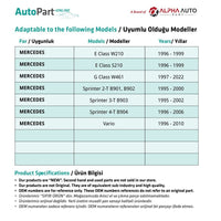 Iniettori benzina per Mercedes Vario