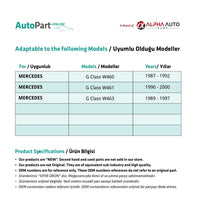 Bussole guida serratura porta Mercedes W124 W126 - 100pz