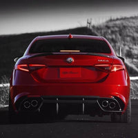 SPOILER Posteriore per ALFA ROMEO GIULIA Poliuretano QUALITA' A+++ NERO LUCIDO