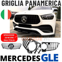 GRIGLIA PANAMERICA per MERCEDES GLE W167 Total-Black AMG LOOK  *PREMIUM DESIGN*