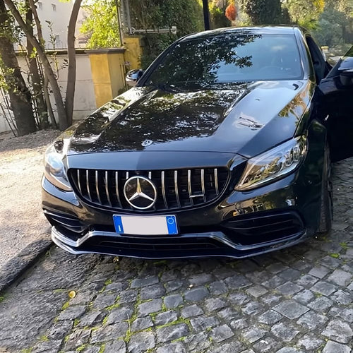 per Mercedes C63 AMG W205 14-21 Griglia Radiatore Panamericana