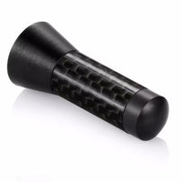 Antenna Estetica per auto Pinna TUNING Nera Carbon-Look Universale + Adattatori