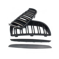 per BMW Serie 3 E90 E91 2005-2008 Griglia Radiatore M Look Nero Opaco