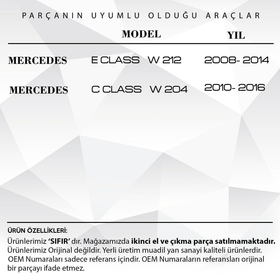 Telo Copri Tunnel Centrale Beige Mercedes Classe E W212 Classe C W204