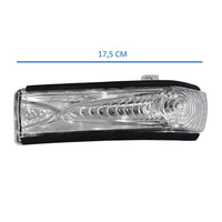 Freccia Specchietto Indicatore sinistro bianco - per Fiat Doblo Opel Combo
